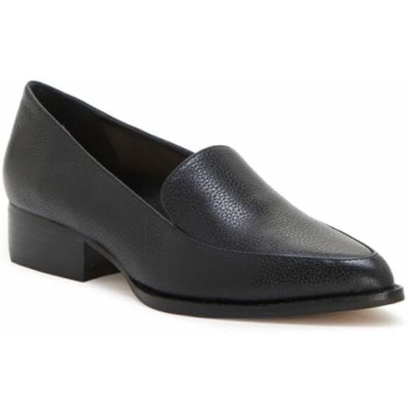 Revolve Vince Camuto Becarda Pebbled Faux Leather Pointed Toe Loafer Flats US 11 - Picture 1 of 10
